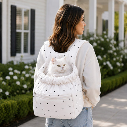 Hands-Free Pet Carrier Backpack for Everyday Outings – Breathable Travel Carrier for Cats & Small Dogs