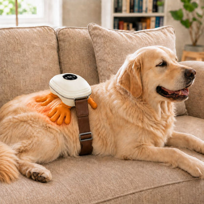 Hands-Free Dog Massager with Heat – Bionic Kneading for Post-Walk Relaxation & Everyday Comfort